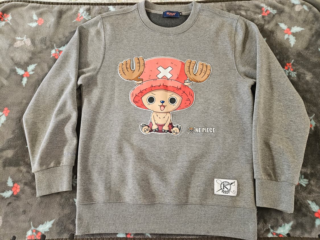 [M]리카우스 애니 원피스 정식 라이센스 기모 맨투맨 스웨트셔츠 쵸파버전 상품이미지2