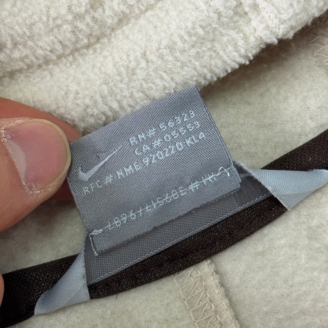 나이키 90s 올드스쿨 브라운 후리스 후드 M(105) 상품이미지6