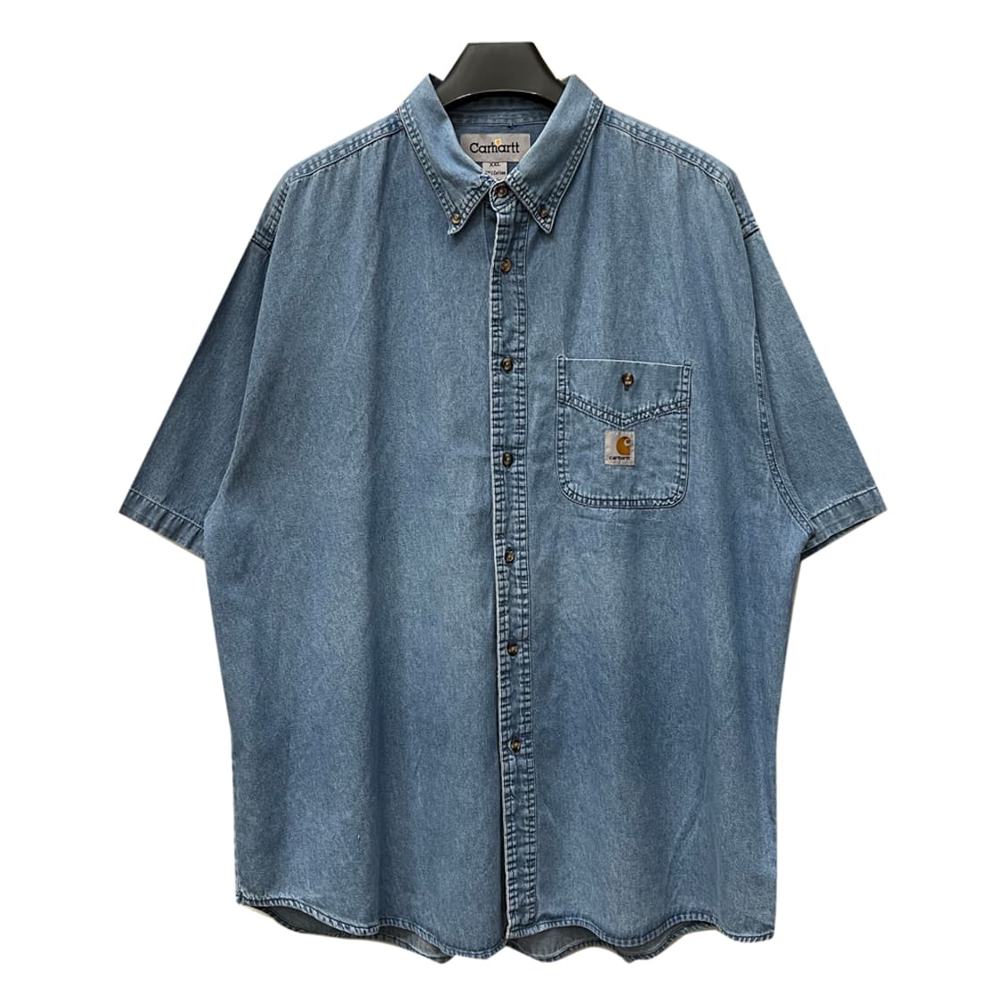칼하트 리메이크 반팔 데님 셔츠 청남방 2XL 상품이미지1