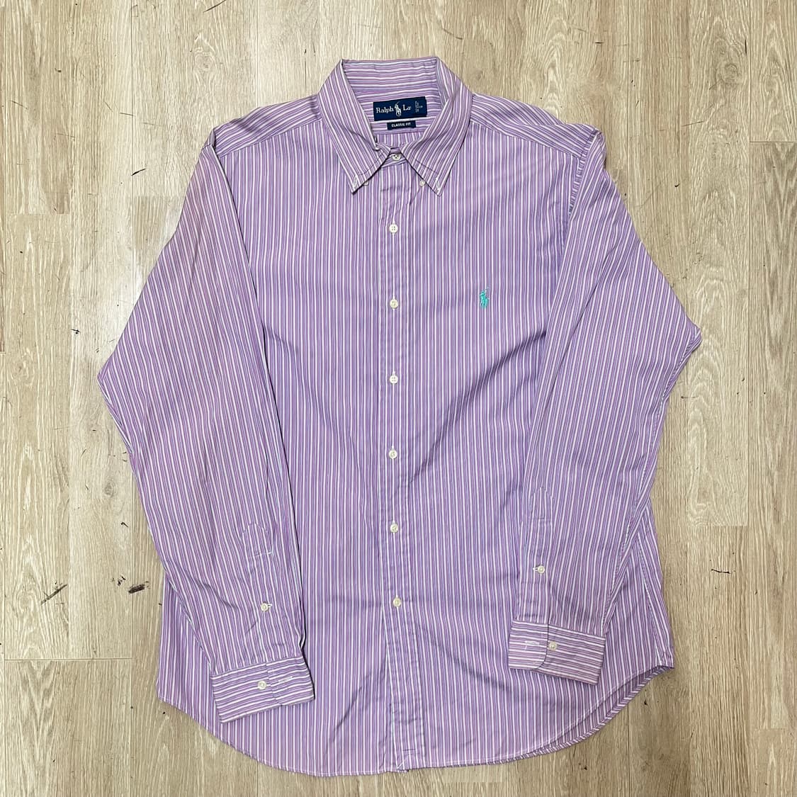 폴로 랄프로렌 남성 스트라이프 버튼 셔츠 L(100) 상품이미지1