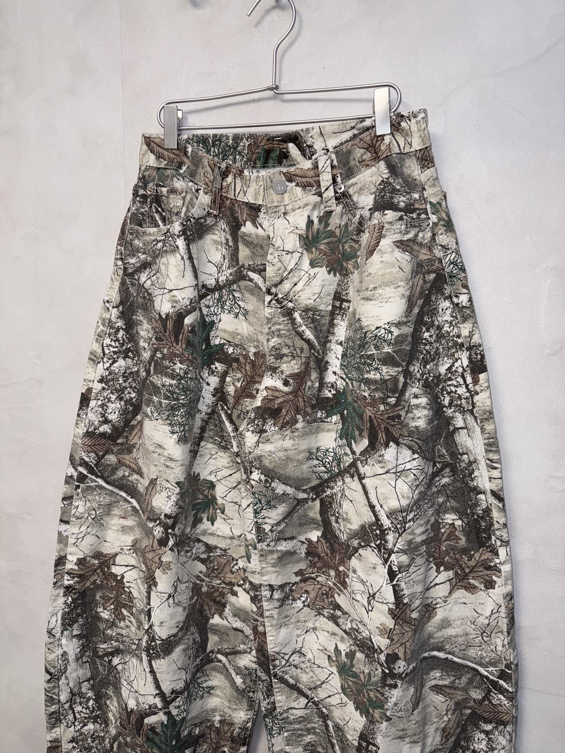 Ash khaki brown real tree balloon pants  상품이미지2