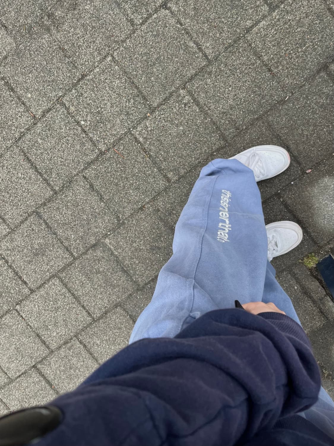 디스이즈네버댓 스웻팬츠 (소라색 / M사이즈) 상품이미지3