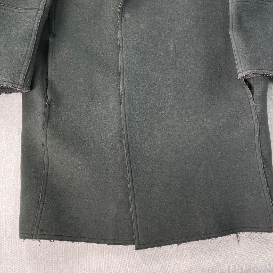 100 우영미 울 캐시미어 빈티지 코트  상품이미지5