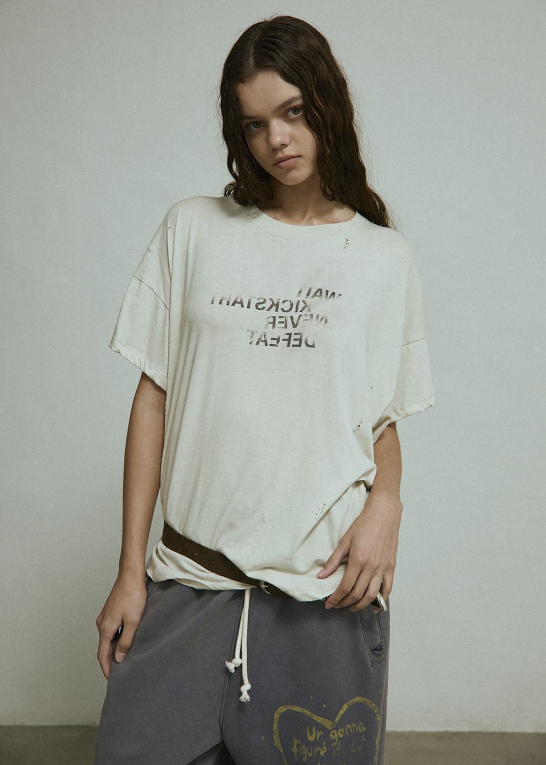 wknd project DISTRESSED WASH TEE 상품이미지1