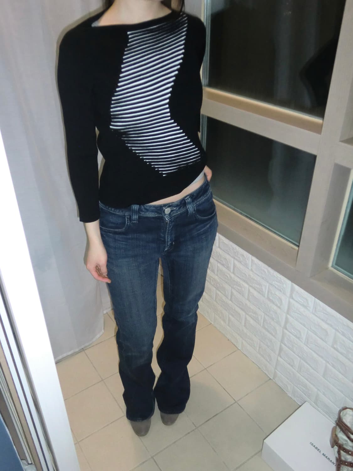 Hiroko Koshino 3/4 sleeve knit 상품이미지1