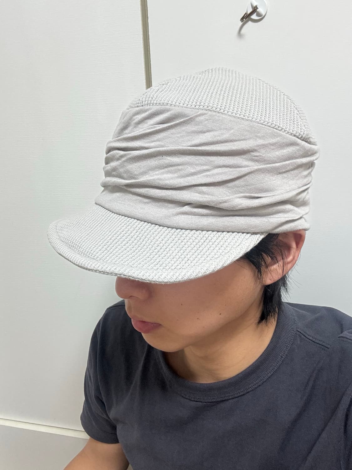 Ca4la 드레이프 와이어 니트 캡 상품이미지3