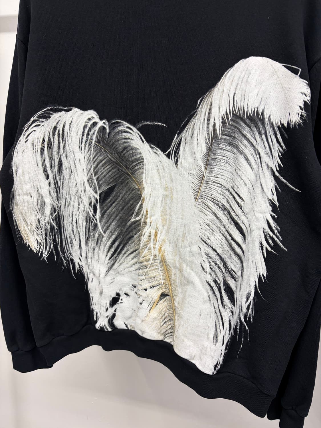 메종마르지엘라 페더 빅 프린팅 맨투맨 스웻셔츠 풀오버 긴팔티 상품이미지4