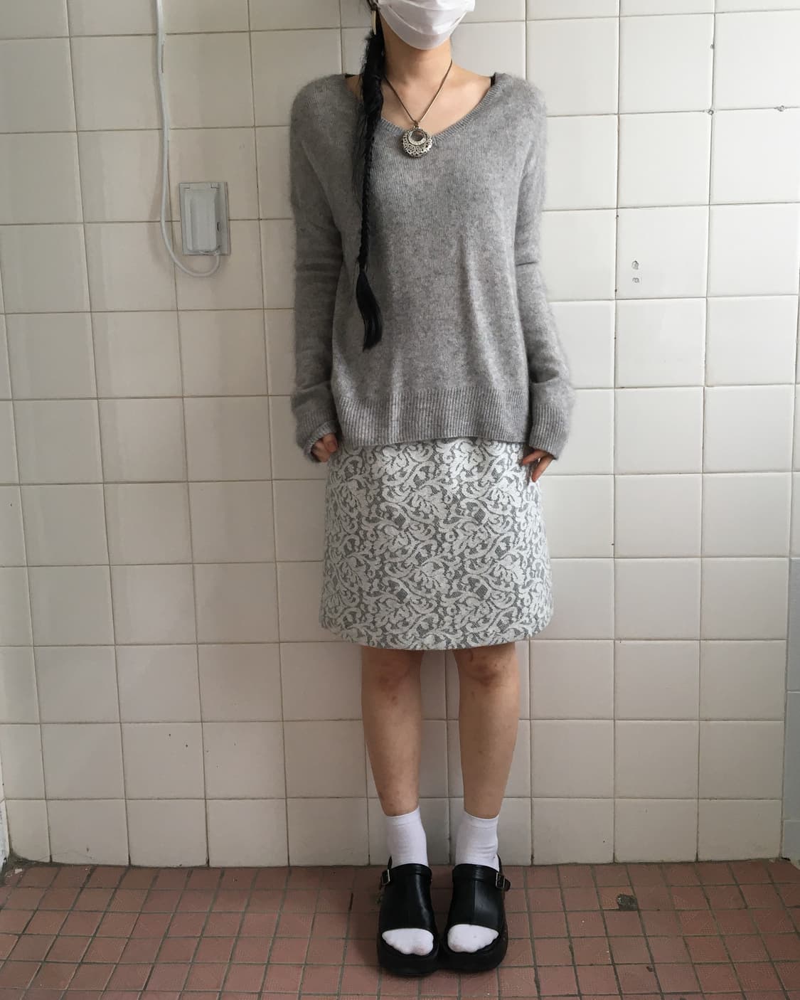 Ornament pattern skirt 상품이미지5
