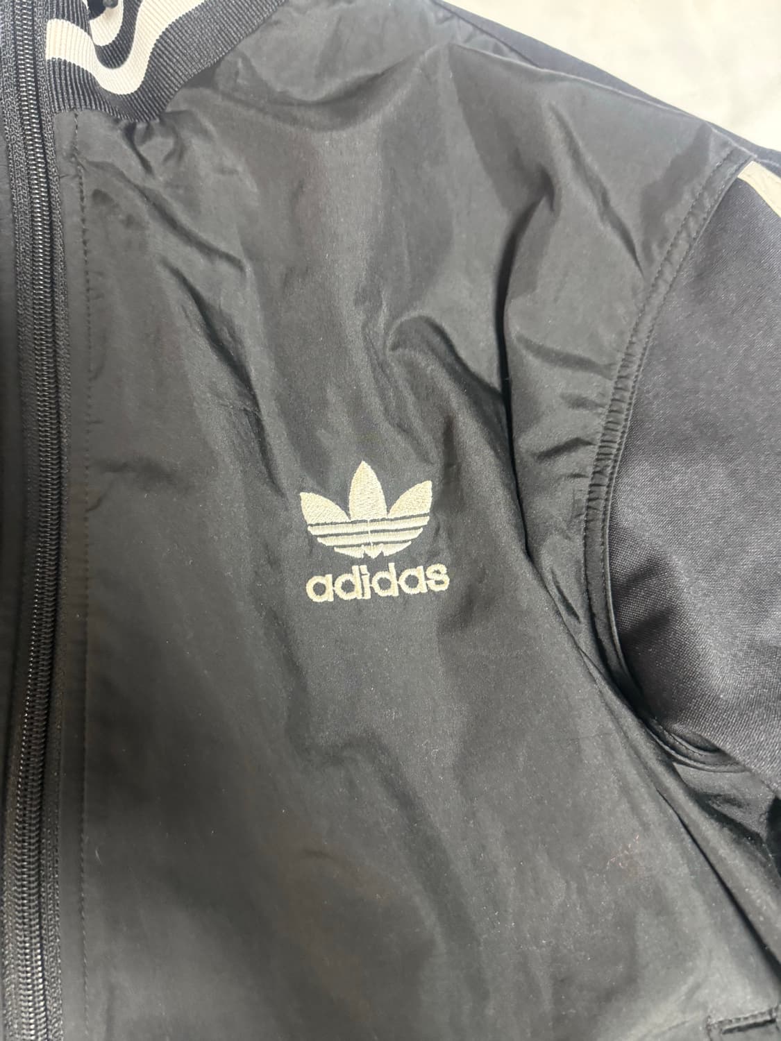 Adidas Big Logo Track Jacket Black 상품이미지4