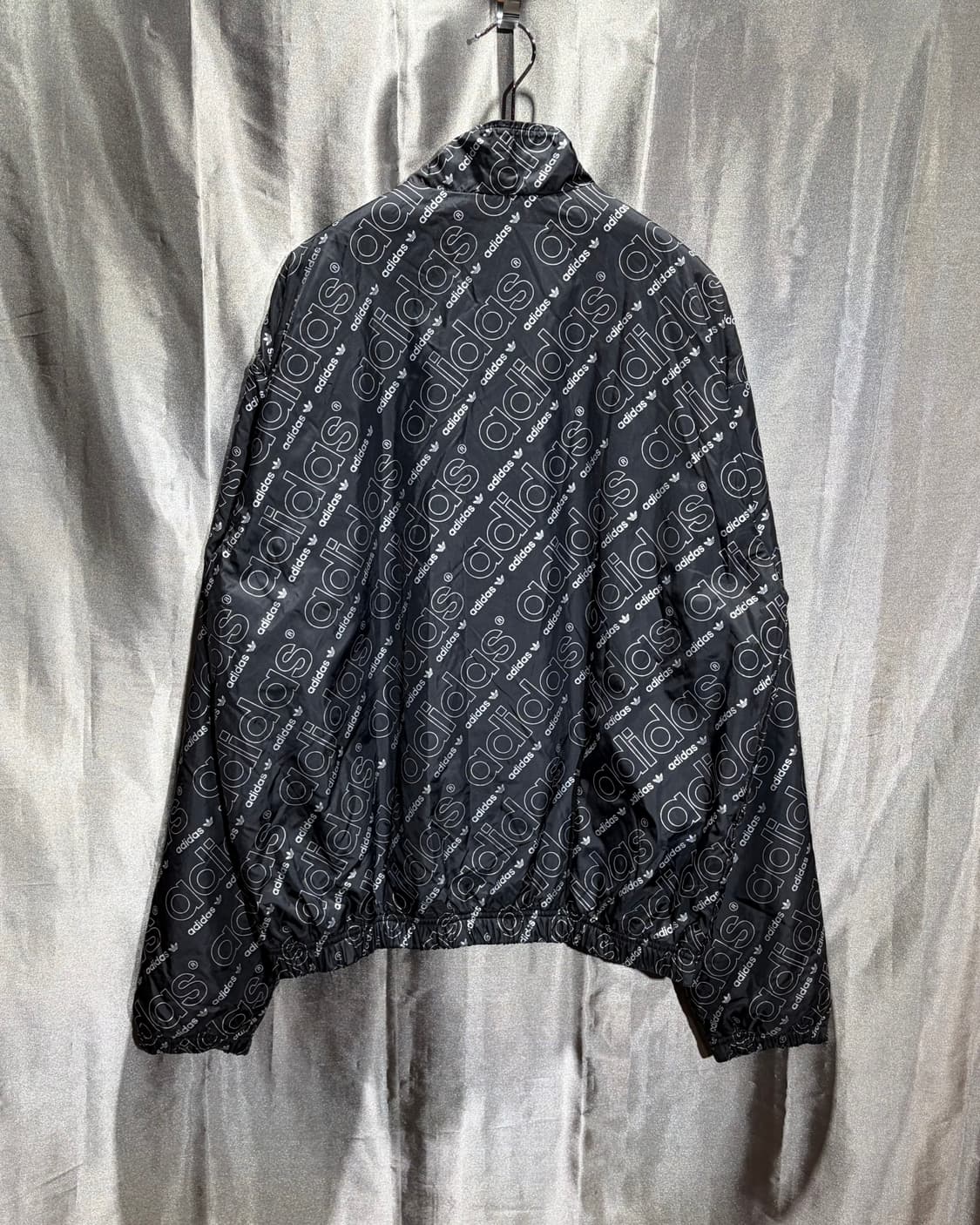L 아디다스 adidas 패턴 플리스 안감 나일론 자켓 상품이미지3