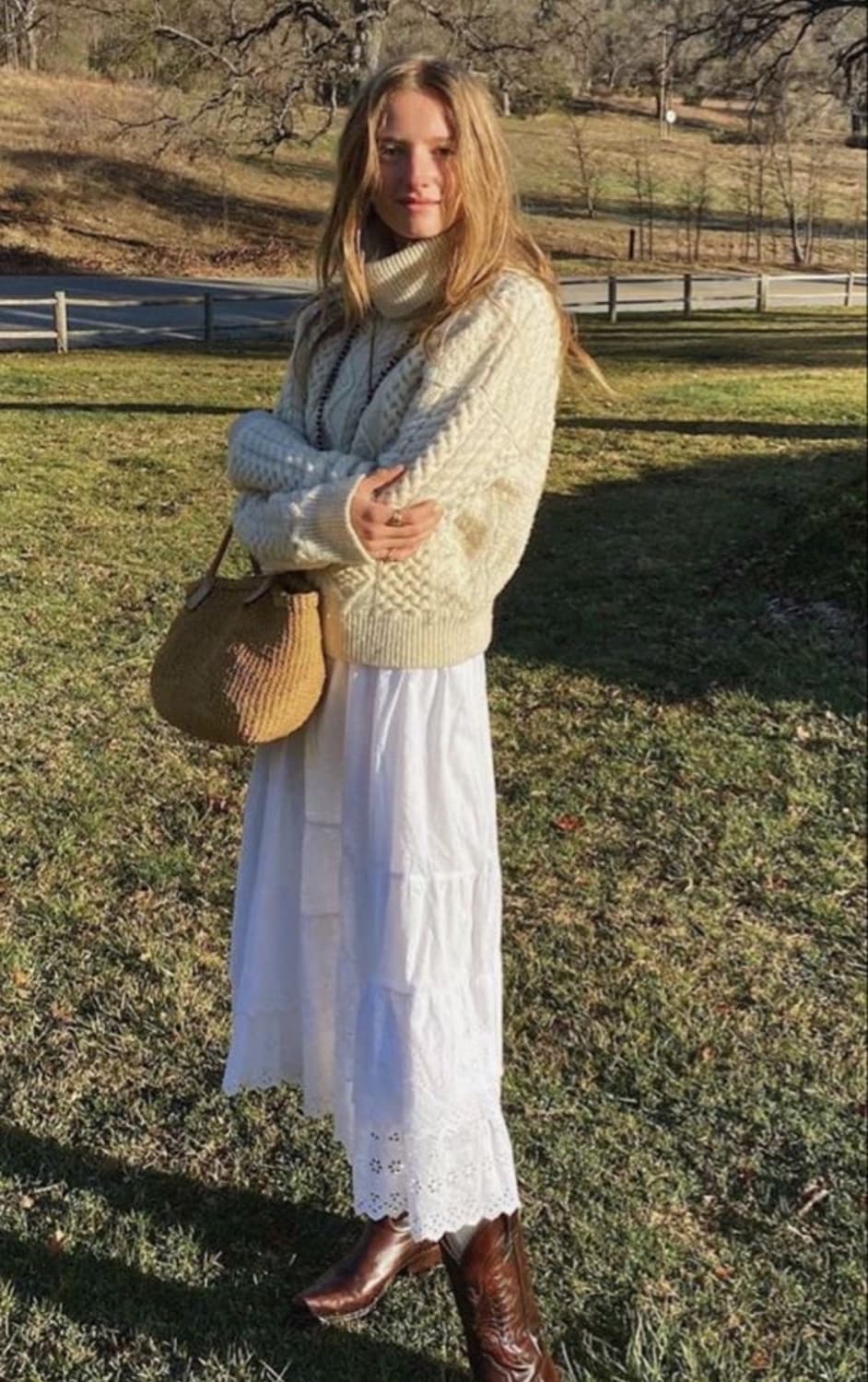 빈티지니트 아란니트  피셔맨니트 흰순이 아이보리 케이블 상품이미지7