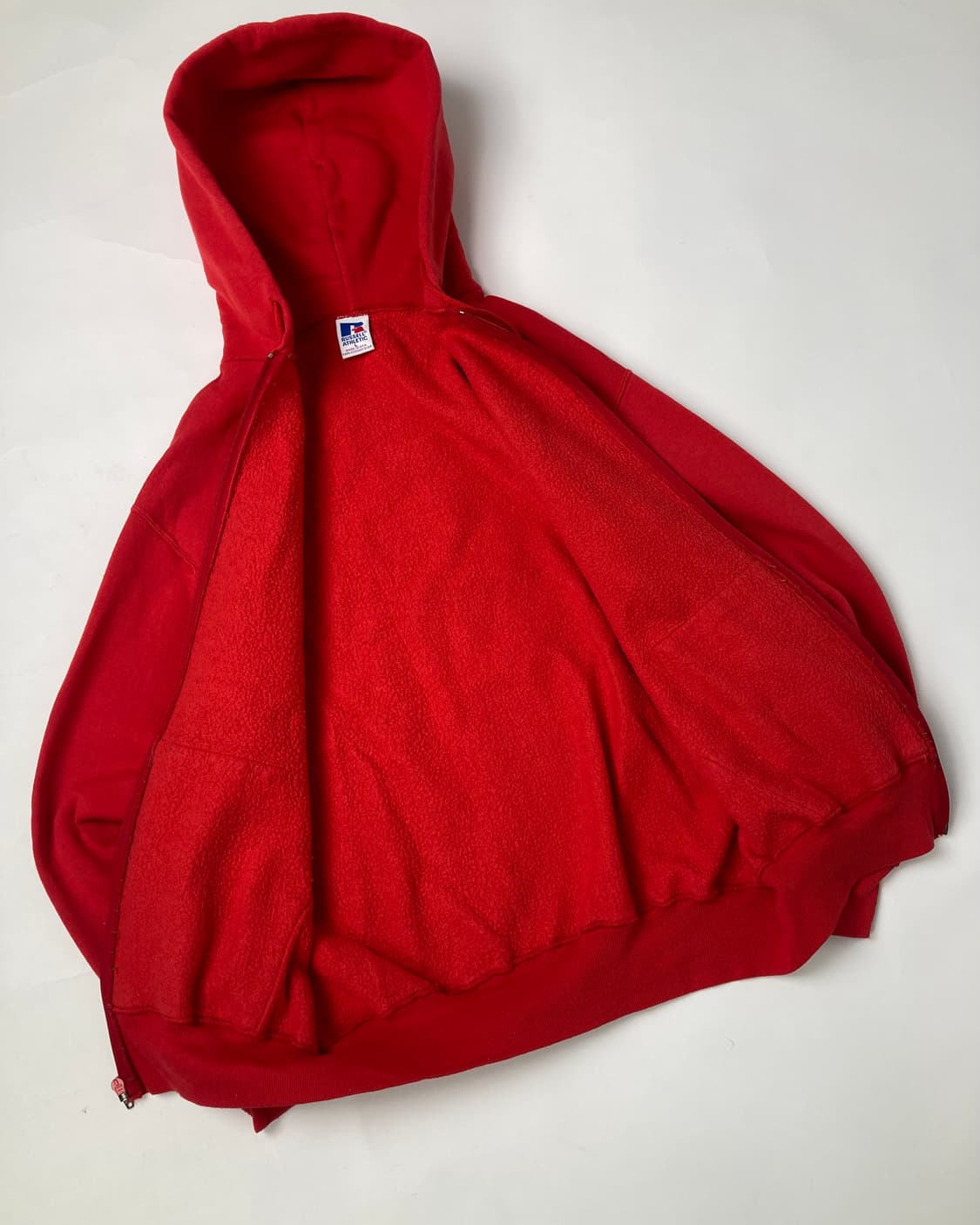 90s Russell Zip Up Hoodie (red) 상품이미지7