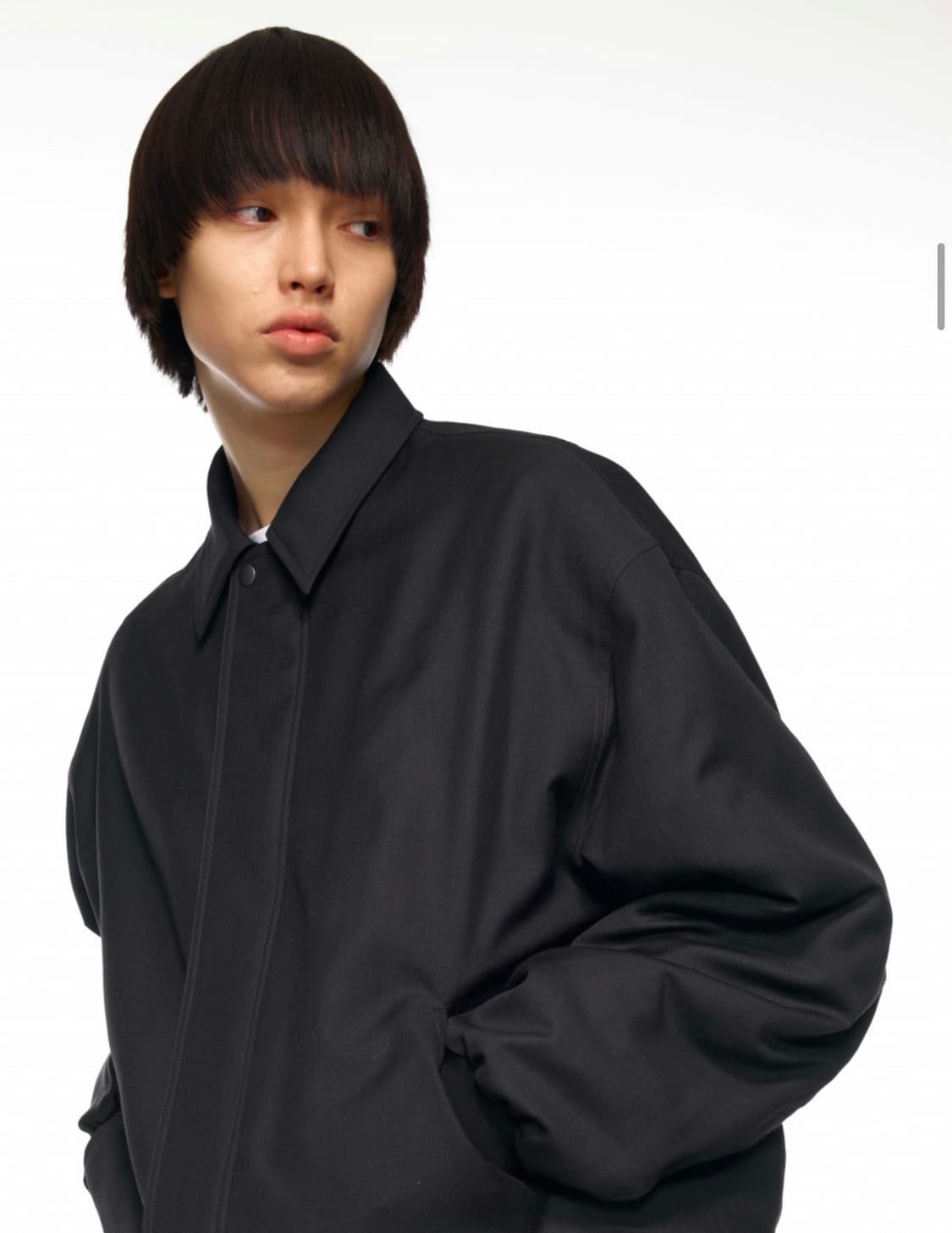 MNGU 엠앤지유 오버사이즈 블루종 IN 차콜 - 그레이 S 상품이미지4