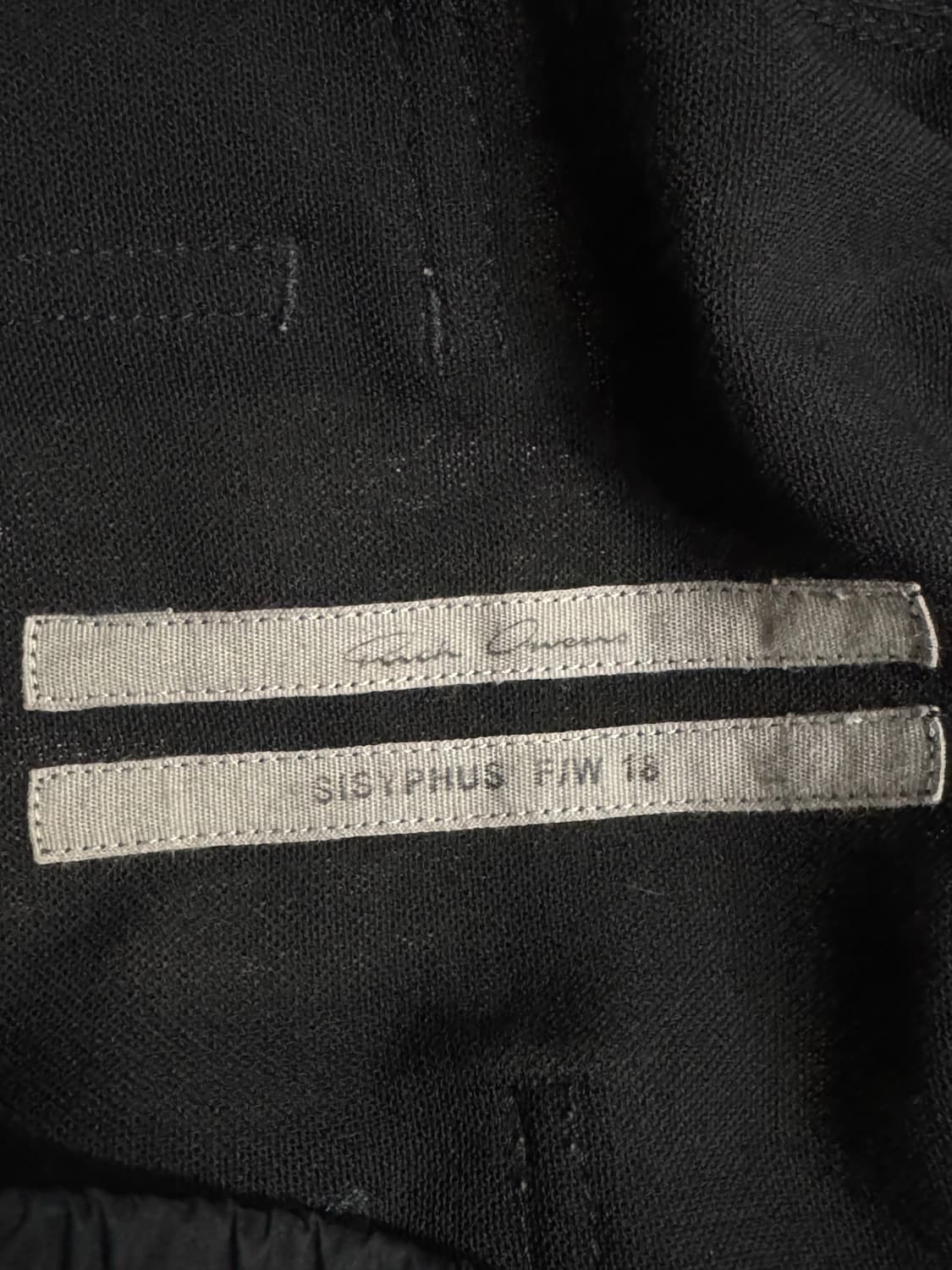 릭오웬스 18FW SISYPHUS 배기 크롭 팬츠  상품이미지7