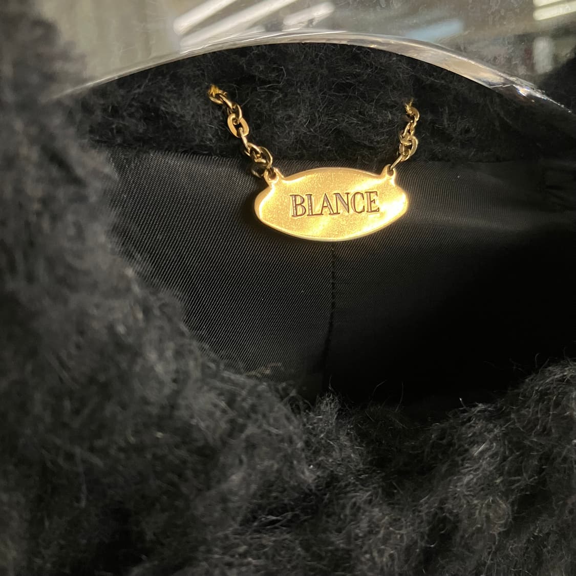 JPN VTG 빈티지 블랙 알파카 롱코트 상품이미지3