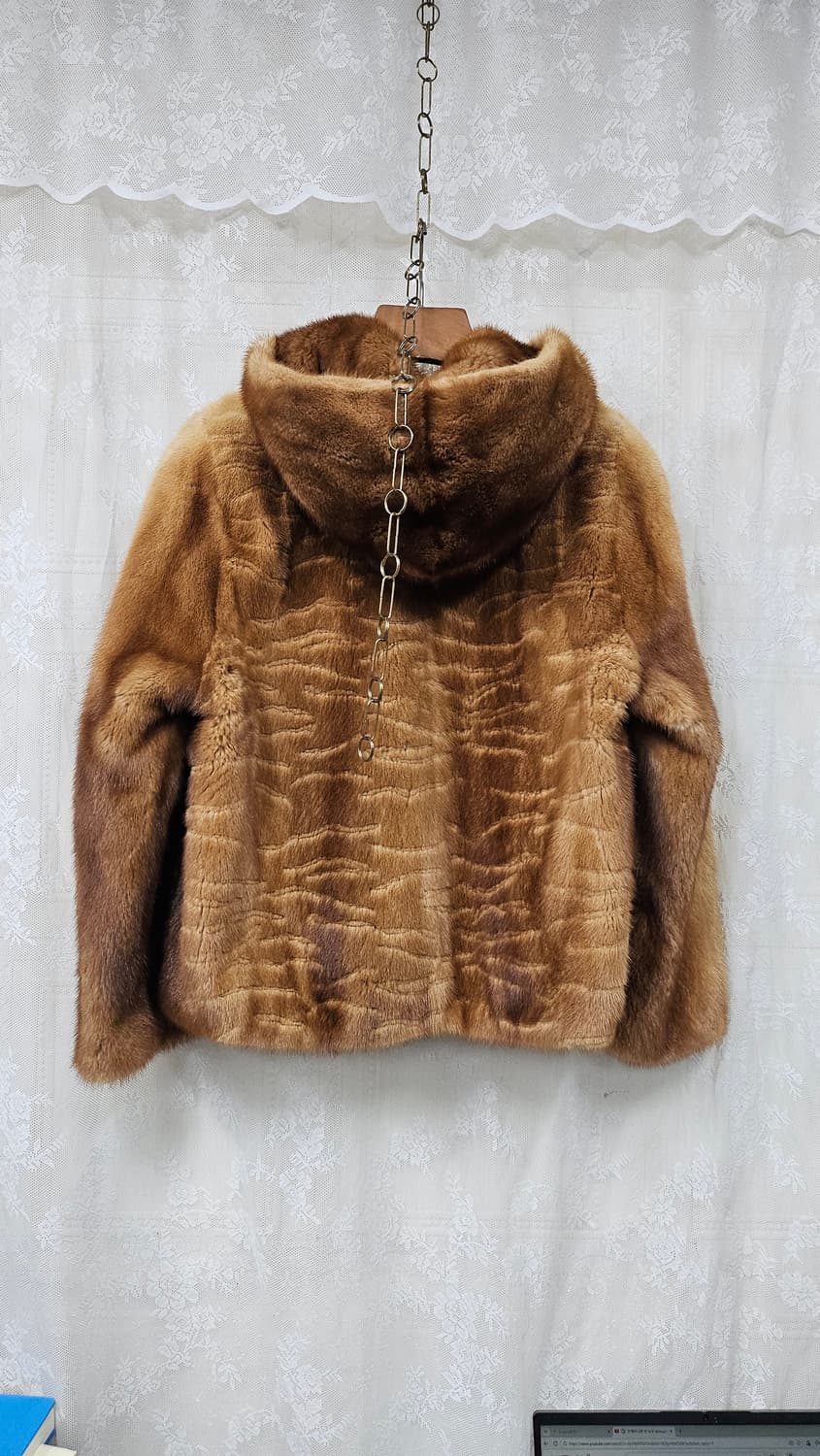 통밍크 후드 점퍼코트 상품이미지4