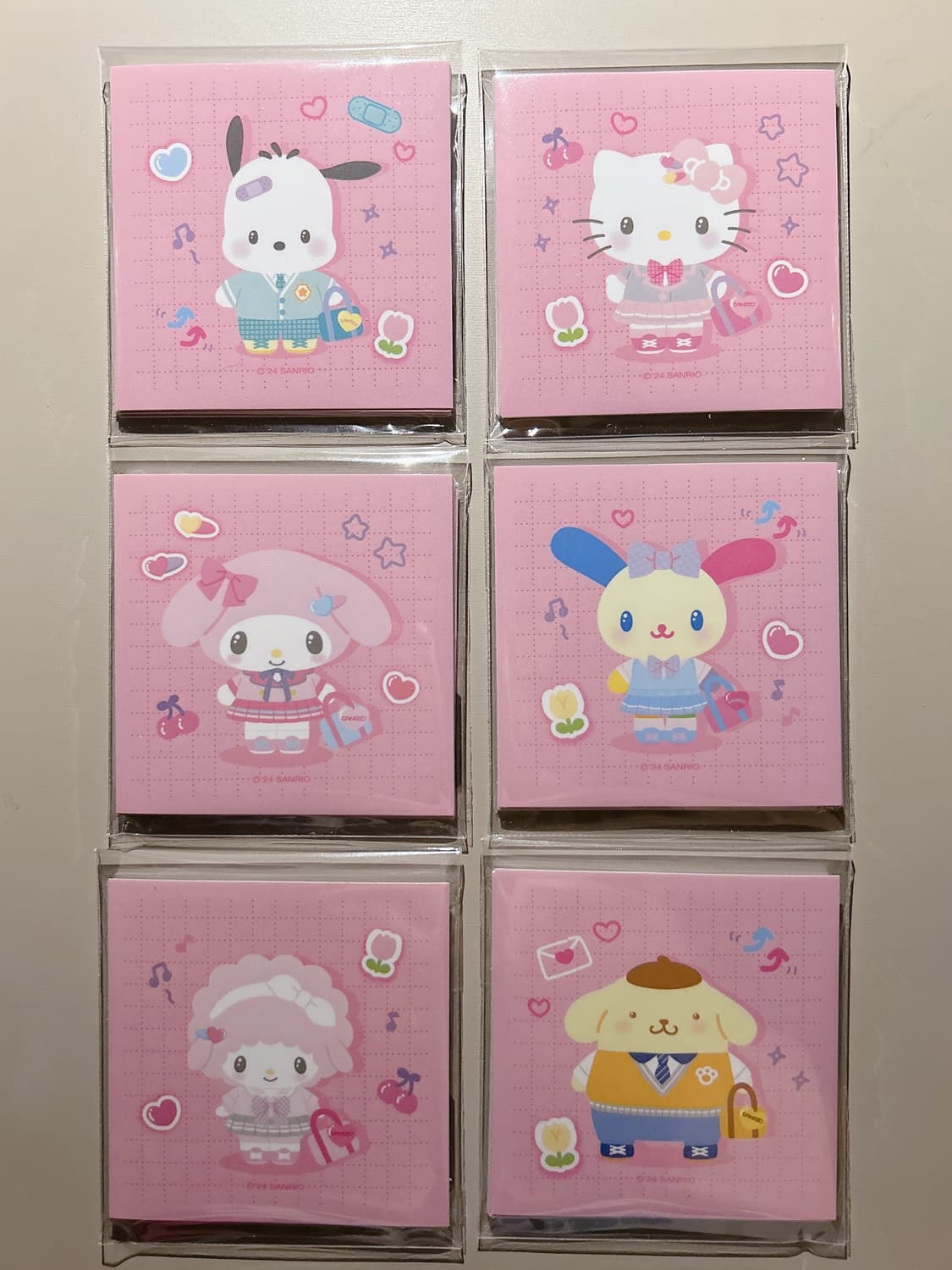 산리오 키라메키 학교시리즈 도무송 마감스티커 90장 상품이미지1