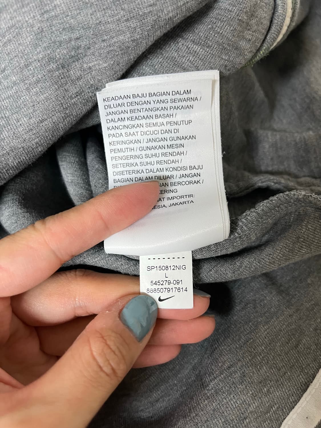 L) 나이키 테크팩 후드집업 그레이 상품이미지7