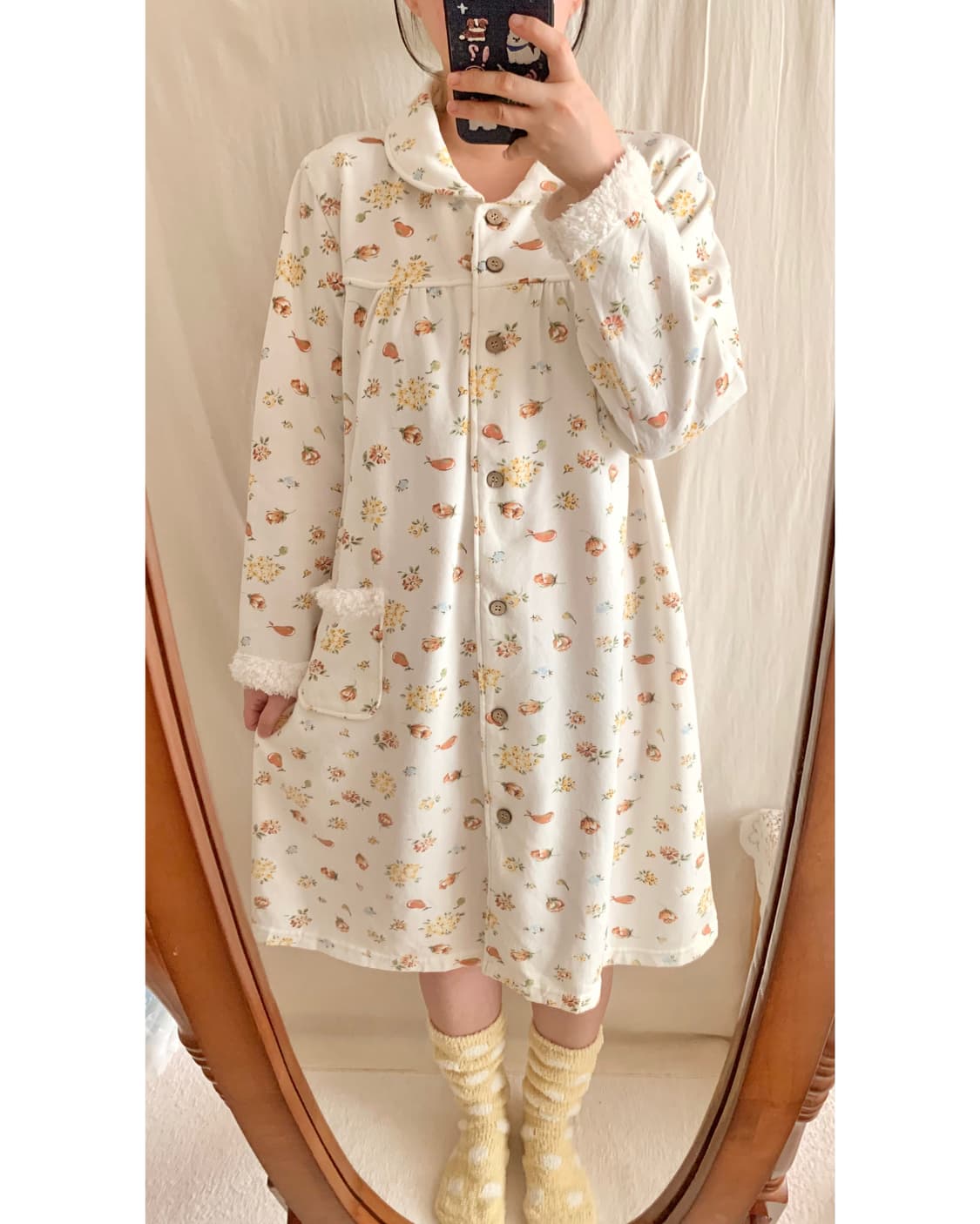 둥카 과일꽃 원피스 파자마 상품이미지1