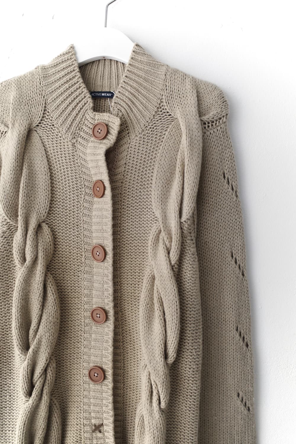 cable knit long cardigun 상품이미지3