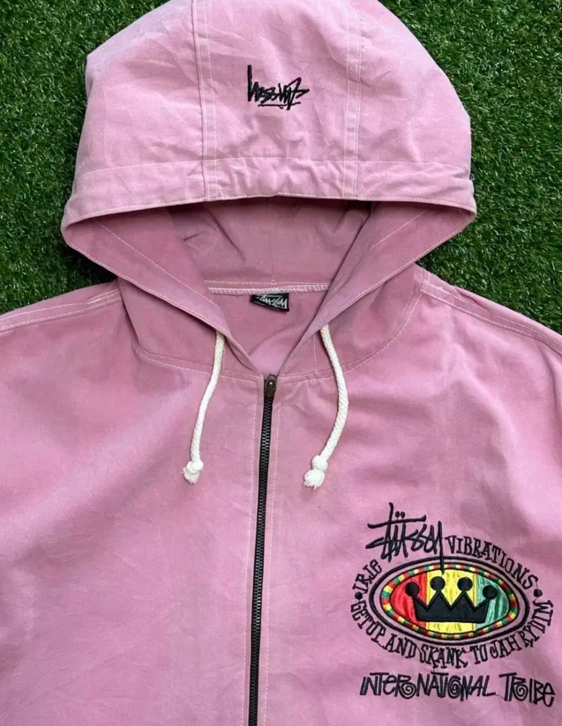 80s 스투시 빈티지 라스타 집업 후드 상품이미지3