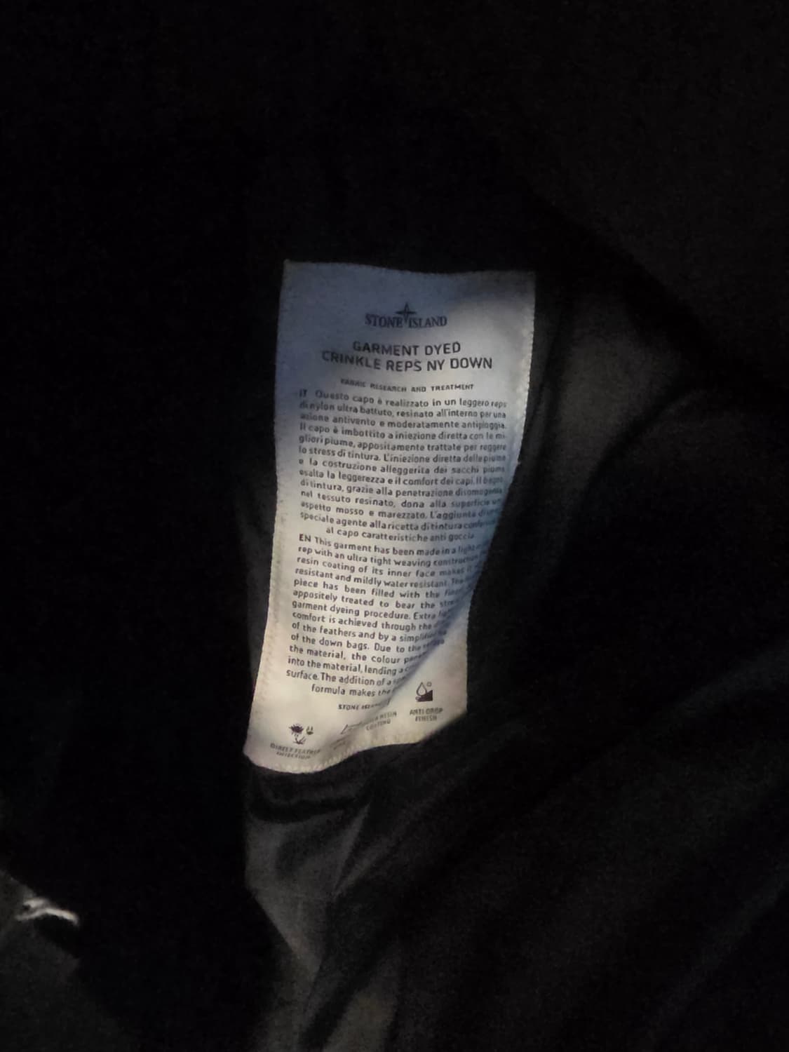 21FW 스톤아일랜드 크링클랩스 롱 패딩 L사이즈 상품이미지5