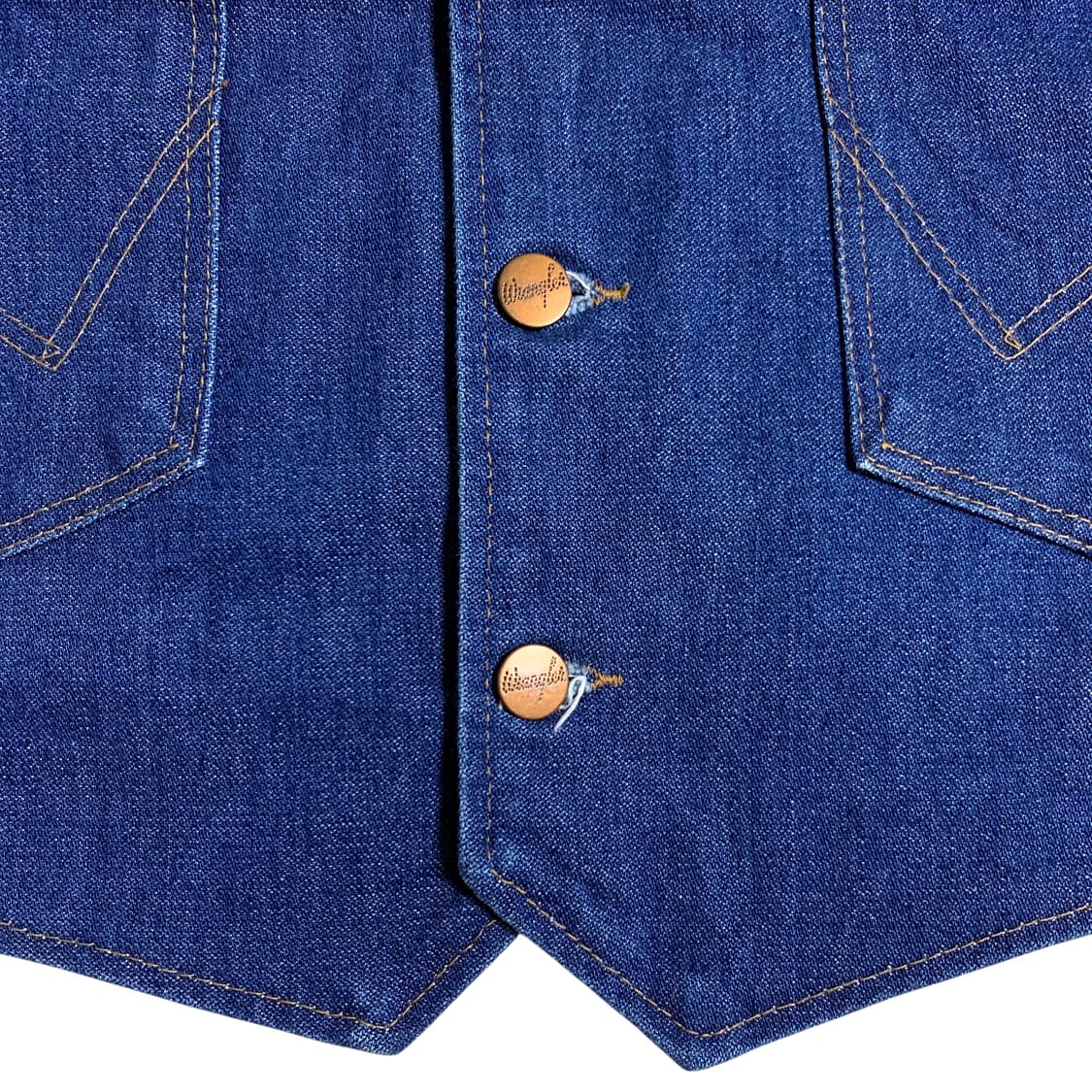 [XL] 70s Wrangler denim vest 상품이미지5