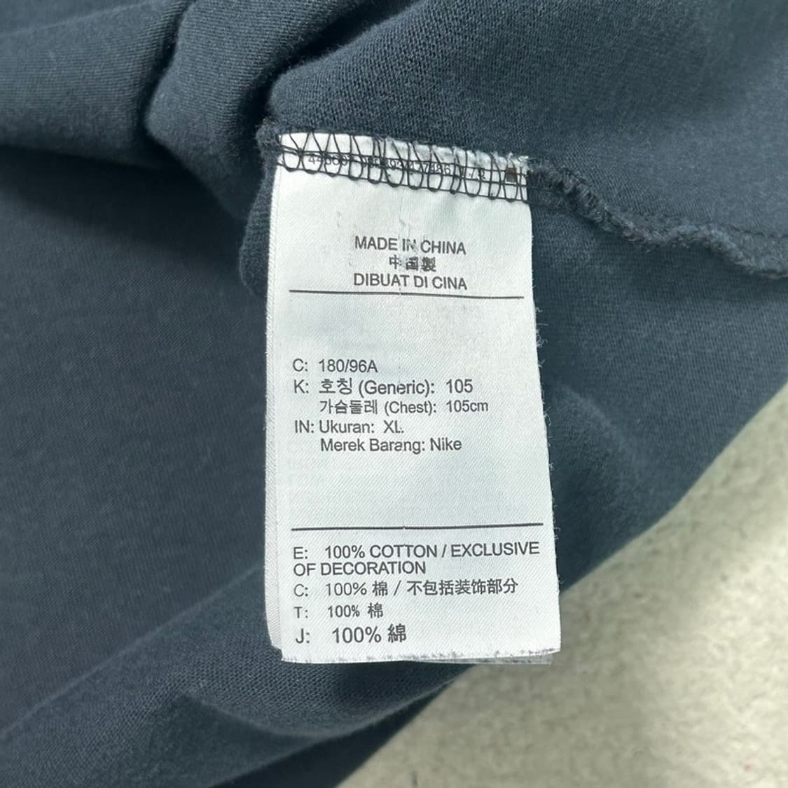 나이키 ACG 로고 반팔티 블랙 XL 상품이미지7