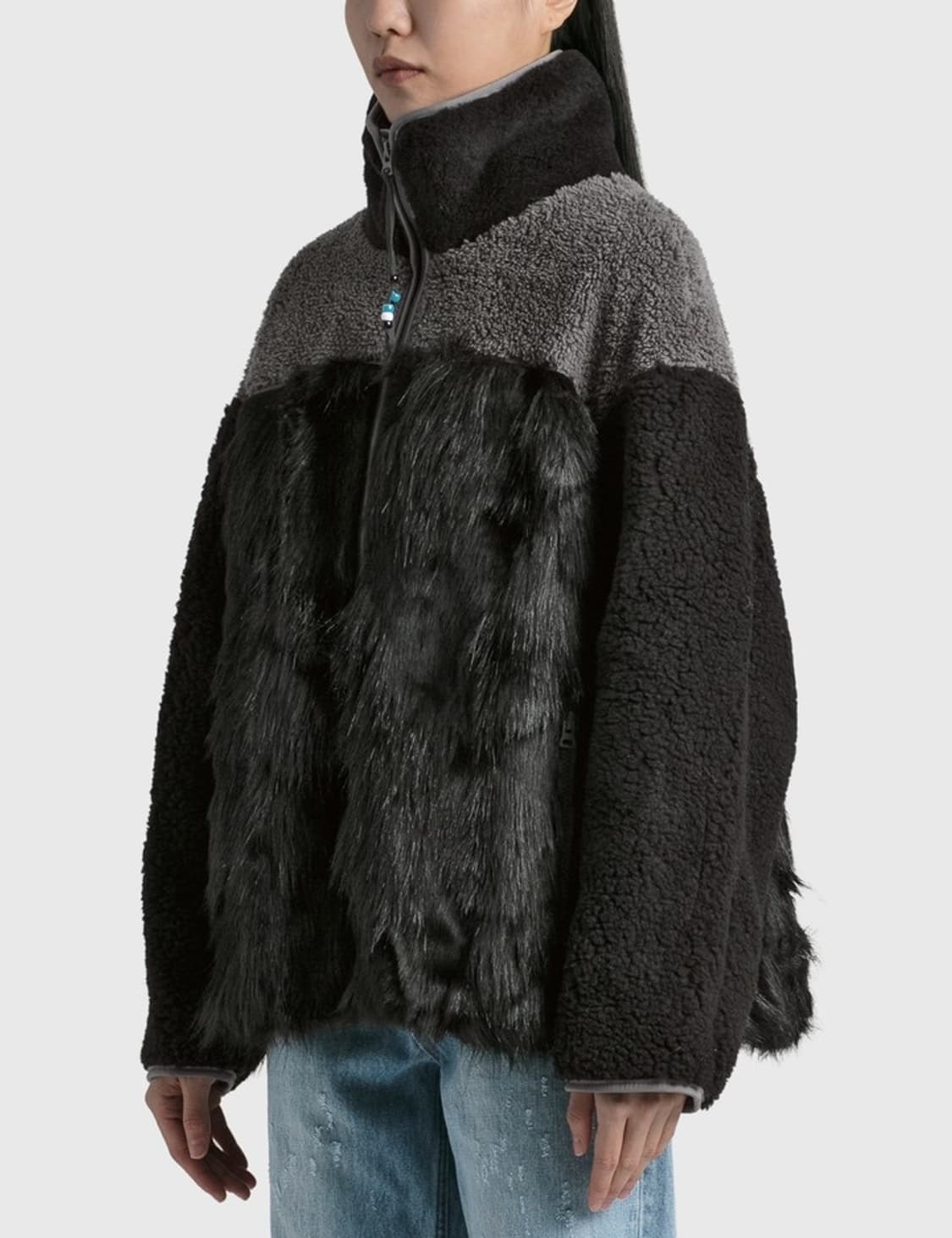 더오픈프로덕트 후리스 블랙 자켓 openyy 상품이미지3