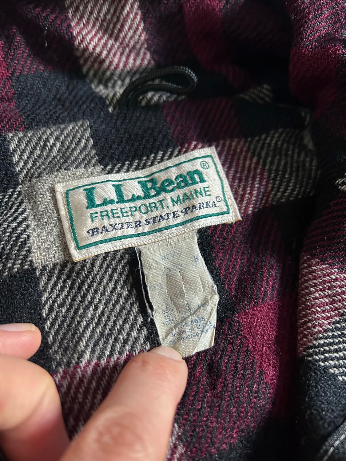 80s 엘엘빈 박스터 스테이트 마운틴 파카 Made in USA 상품이미지4