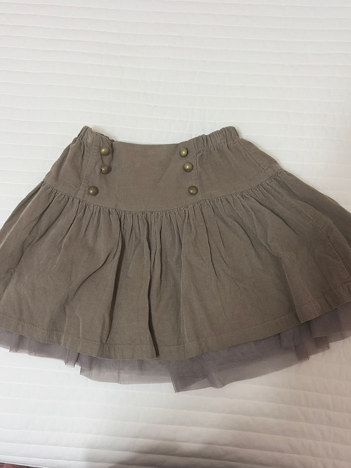 회갈색 미니 스커트 상품이미지1