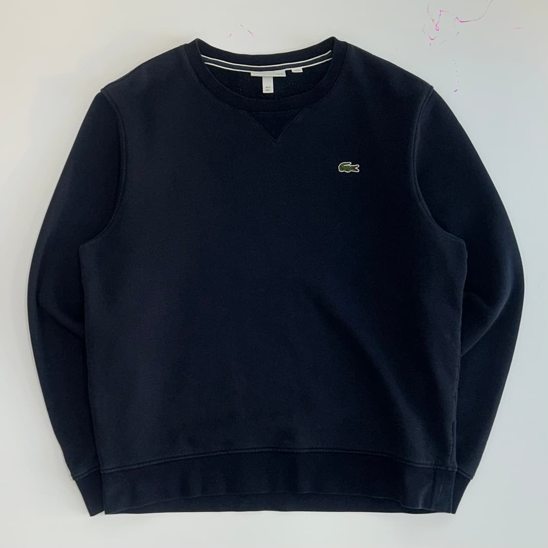 Lacoste 라코스테 스몰로고 네이비 맨투맨 상품이미지3