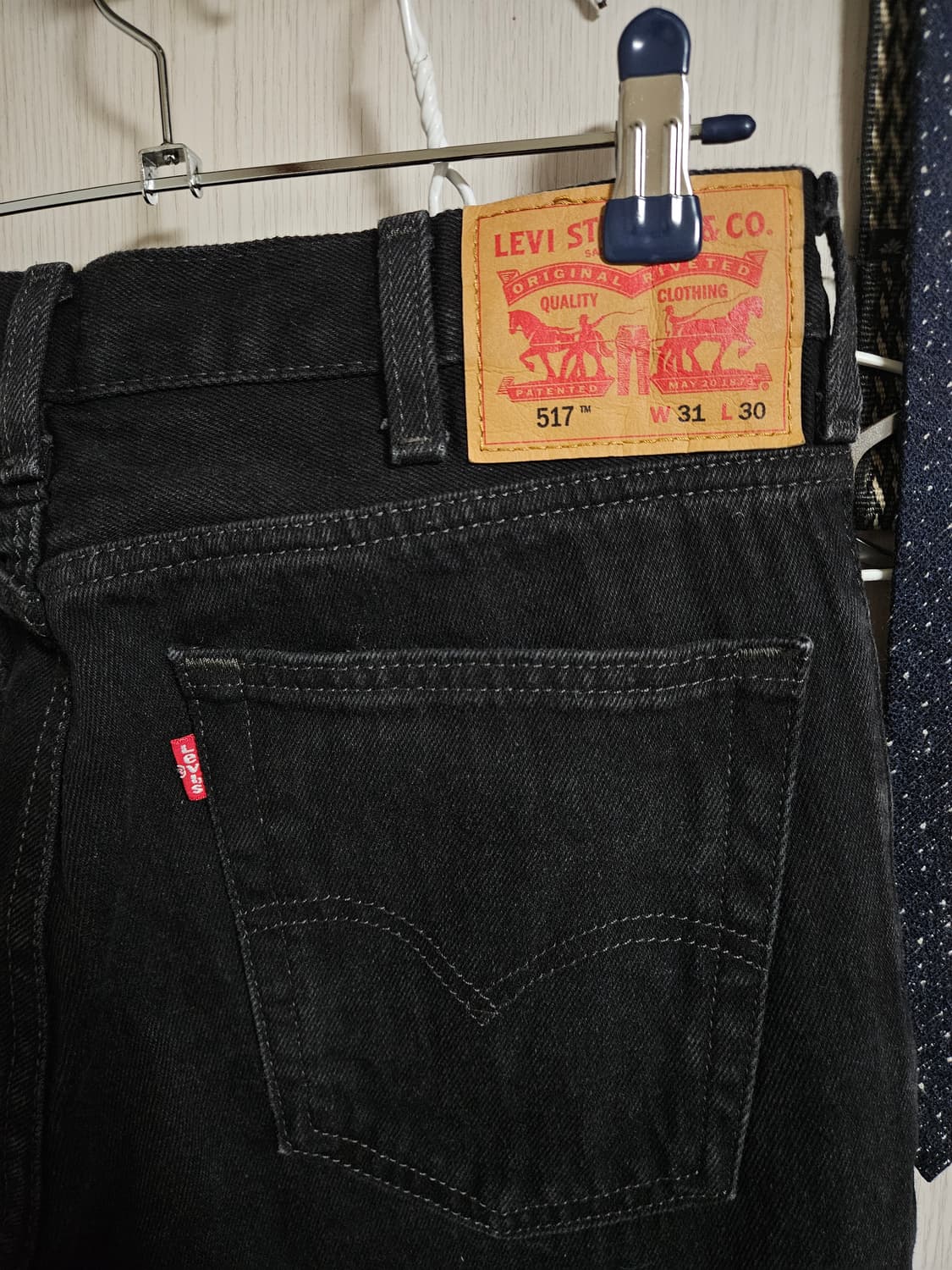 리바이스 517 31x30 블랙진 부츠컷 levis 상품이미지3