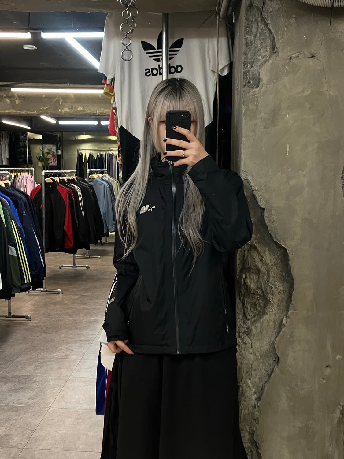 노스페이스 고어텍스 바람막이 점퍼 블랙 L  #csz2816 상품이미지2