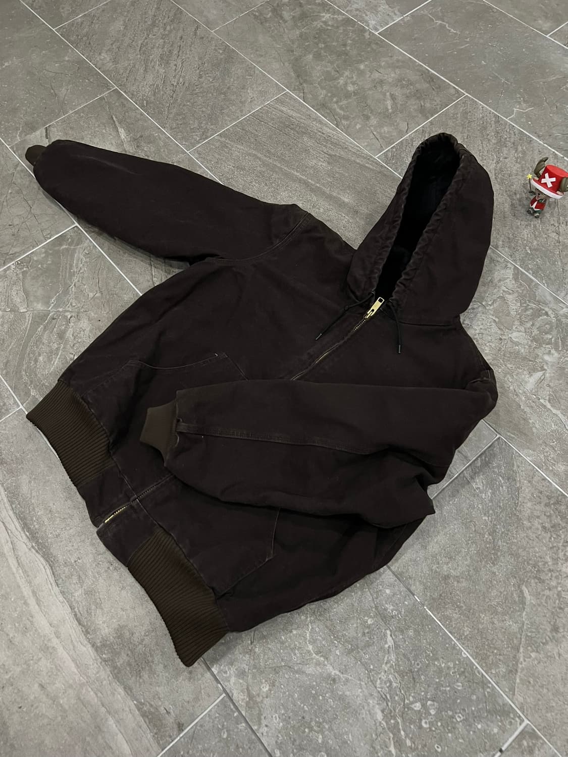 (L) 칼하트 덕 액티브 후드자켓 J130 DKB 다크브라운 상품이미지8