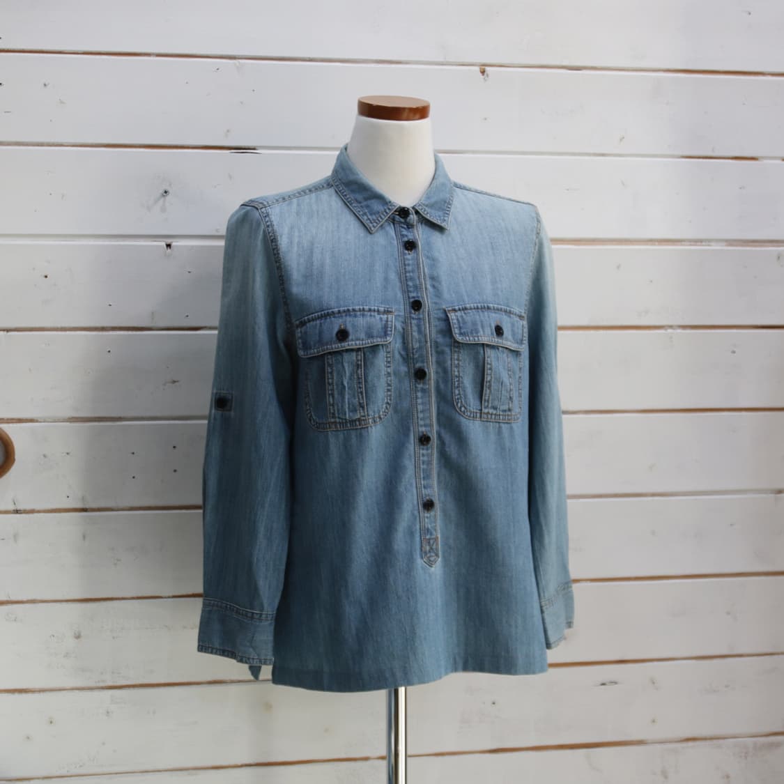 J.CREW 데님 셔츠 블라우스 (여성용 2) 상품이미지1