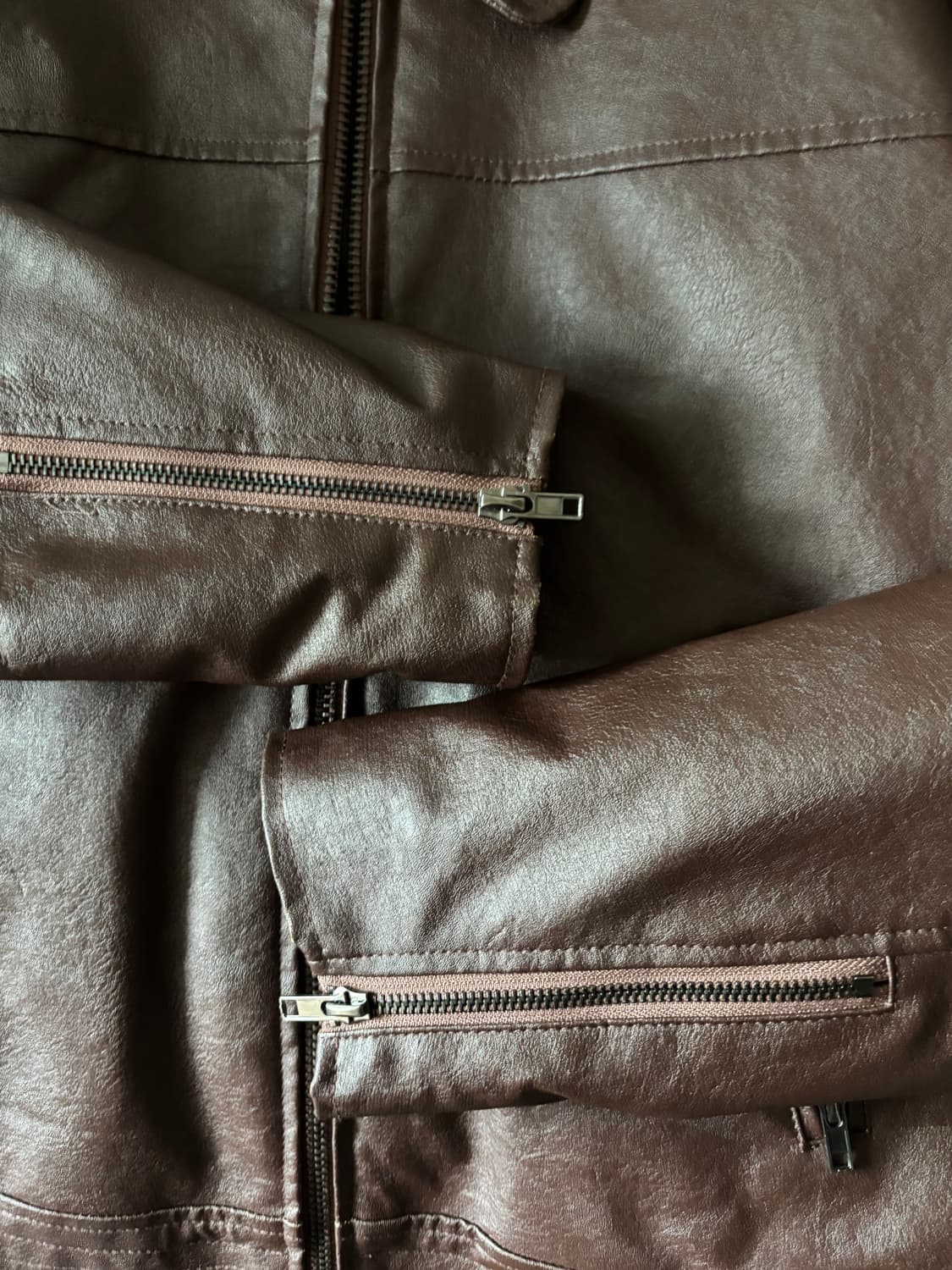 이지노이지 레더 바이커 자켓 [1사이즈] 상품이미지8