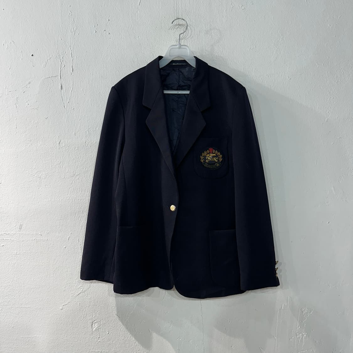 버버리 크레스트 금장 블레이저 자켓 여성M 상품이미지1