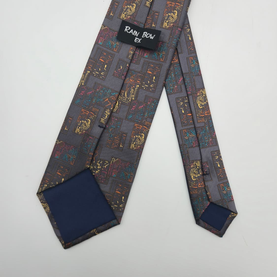 RAIN BOW 빈티지 실크 넥타이 [BCF10803_0332-48] 상품이미지2
