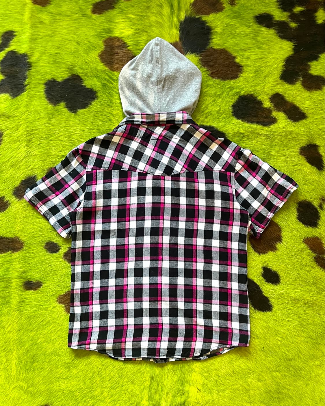 90-00s CORN FRAKE Hood Docking 1/2 Shirt 상품이미지10