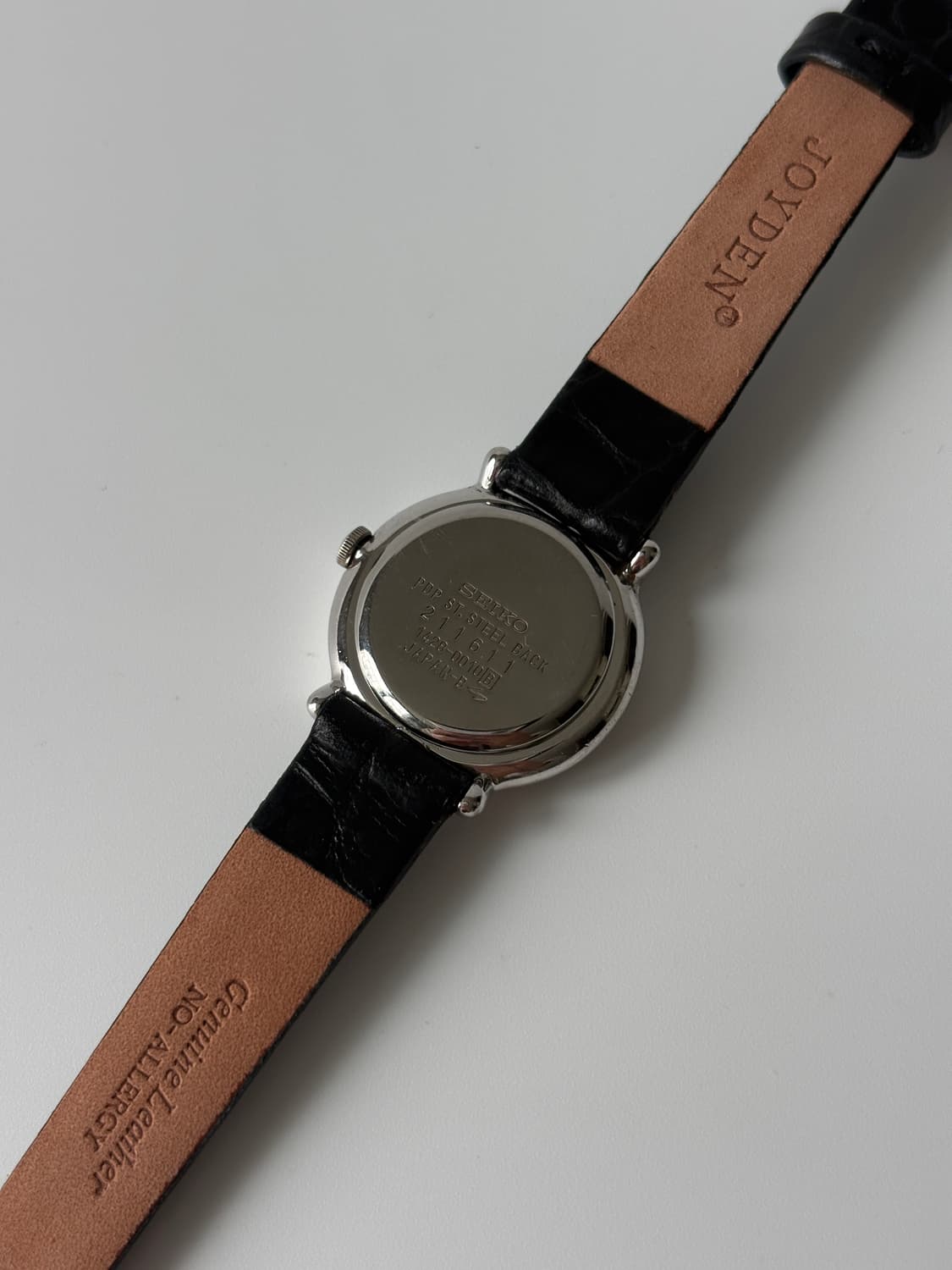 세이코 1980년대 스몰 세컨즈 실버 쿼츠 여성 상품이미지5