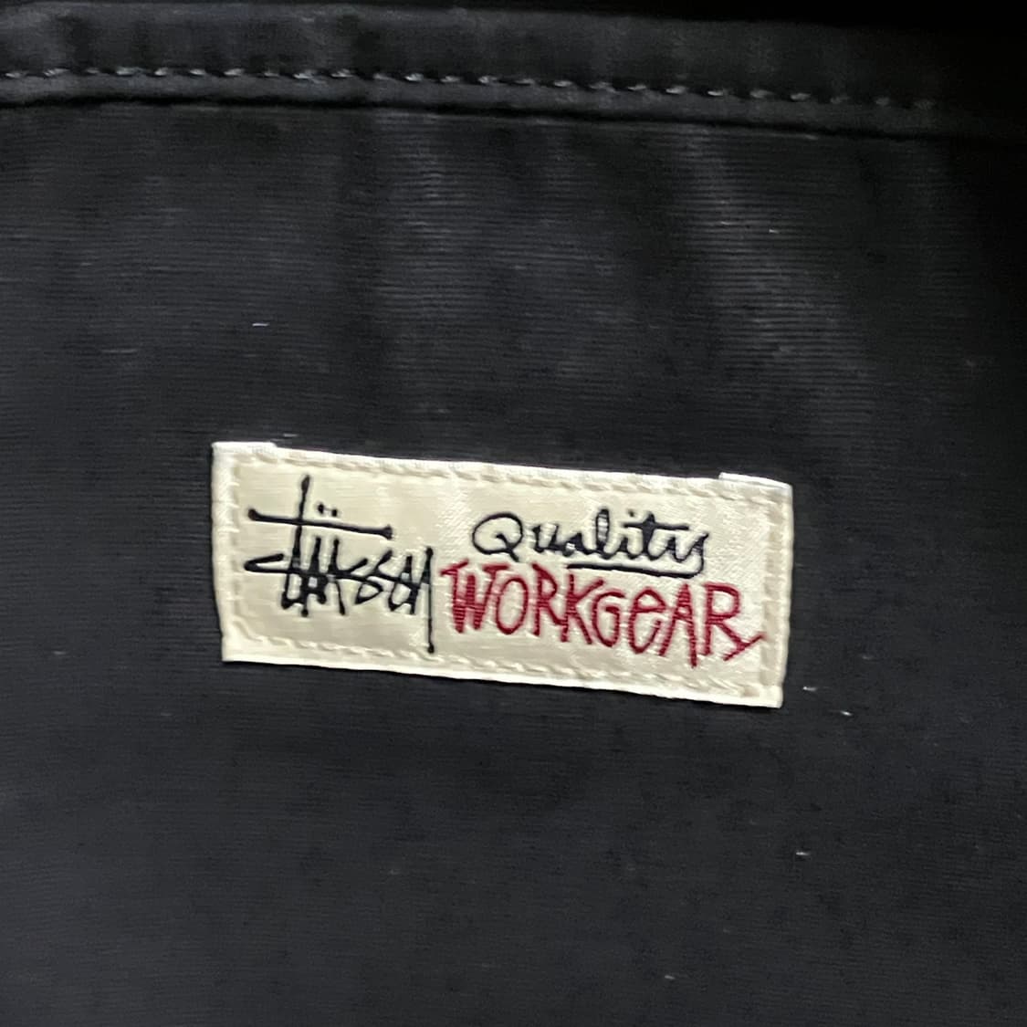 스투시 캔버스 백팩 워시드 블랙 상품이미지4