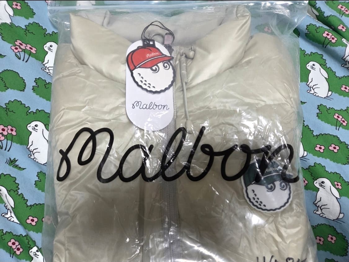 (말본골프정품, 새상품)남성 다운 자켓 아이보리 L 상품이미지3