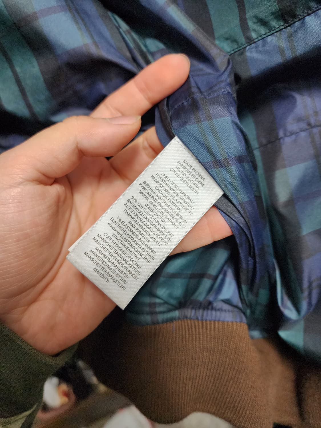 폴로스포츠 코듀로이 브라운 패딩 자켓 상품이미지6