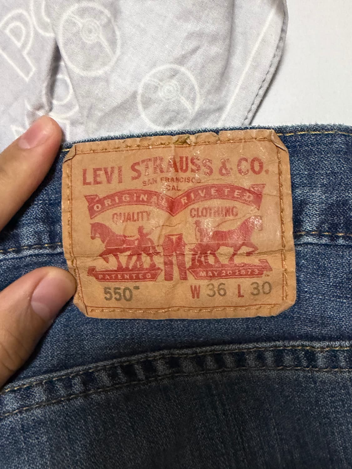 리바이스 550 36 x 30 상품이미지3