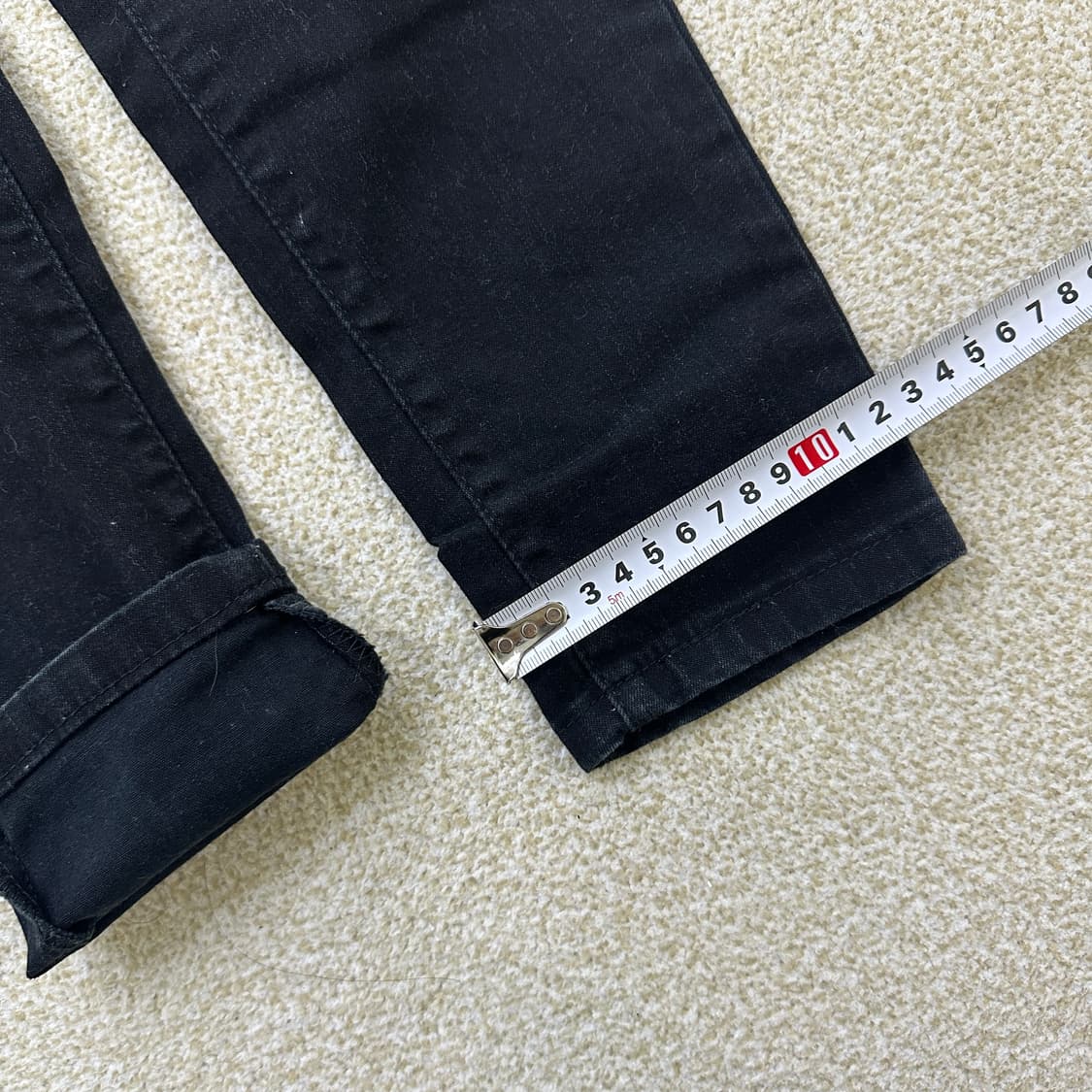 27/30 리바이스 블랙 데님 스키니진 0316D 상품이미지8