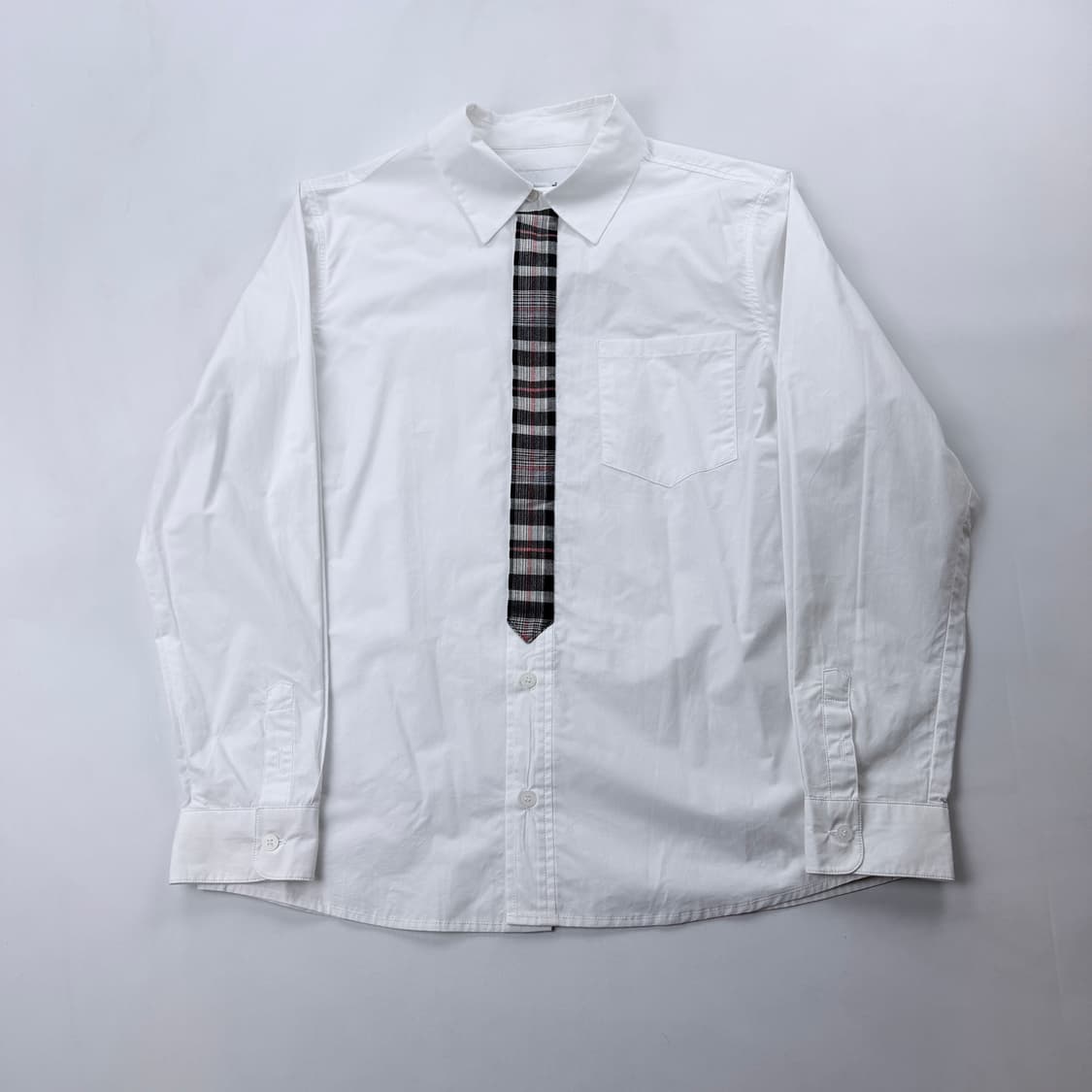 사파리스팟 스쿨 타이 셔츠 화이트 상품이미지2