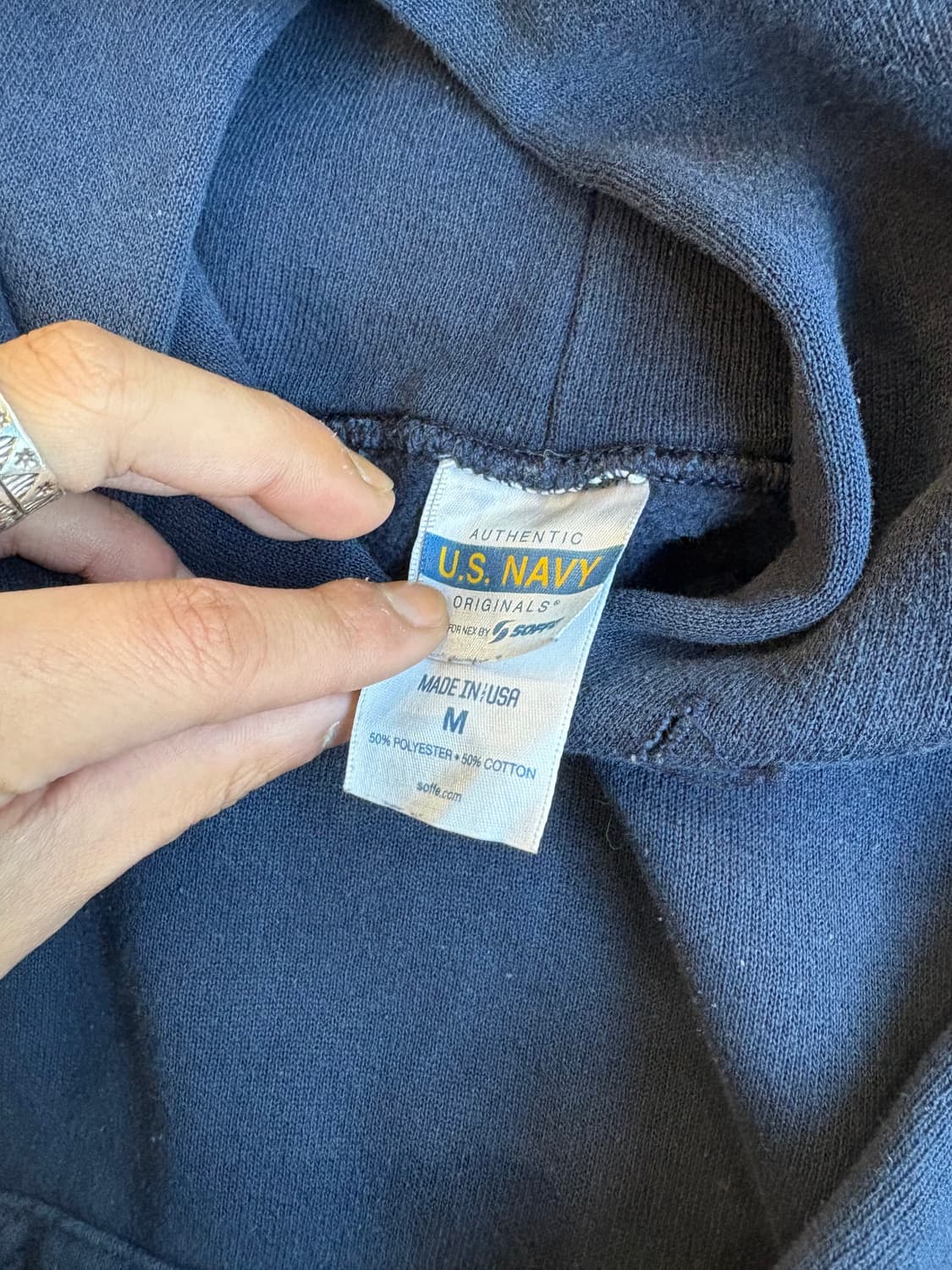 90s Soffe US Navy 후드티 상품이미지5