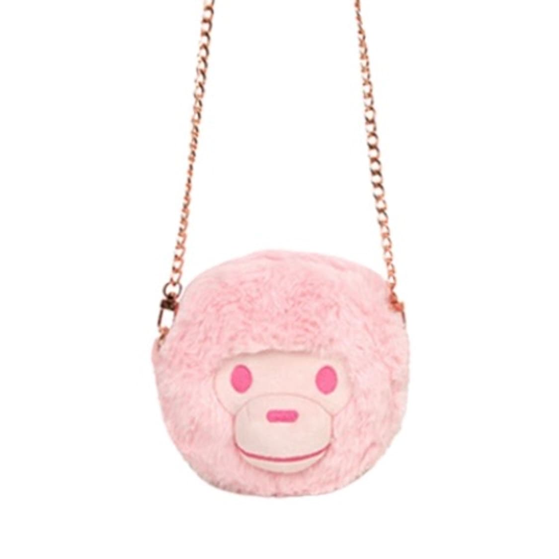 베이프 베이퍼 베이비마일로 플러시 크로스바디백 핑크교환 베이프가방 상품이미지1