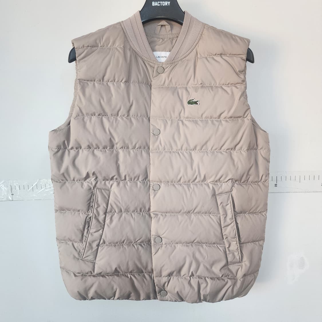 라코스테 아동 패딩 조끼 베이지 상품이미지1